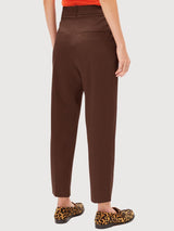 Pantaloni wardaar marrone in cotone biologico | Armedangels