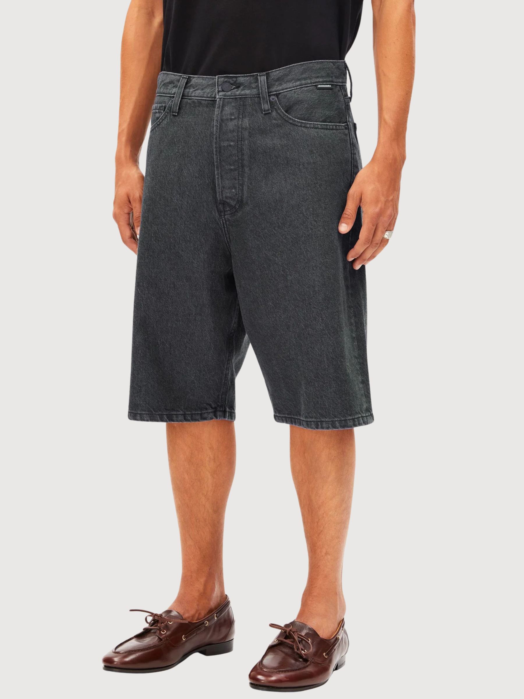 Baggy Denim Short Corno | Armedangels
