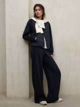 Jacket Ayla Hybrid Woman Dark Navy | Ecoalf