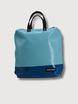 Rucksack F201 Pete Light & Dark Blue in gebrauchten LKW -Planen | Freitag