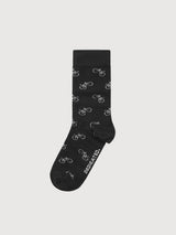 Calzini Sigtuna Bike Pattern Nero | Dedicated