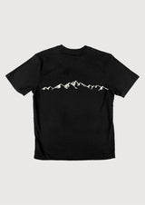 Daniel T-shirt Mountains Black | Re-bello