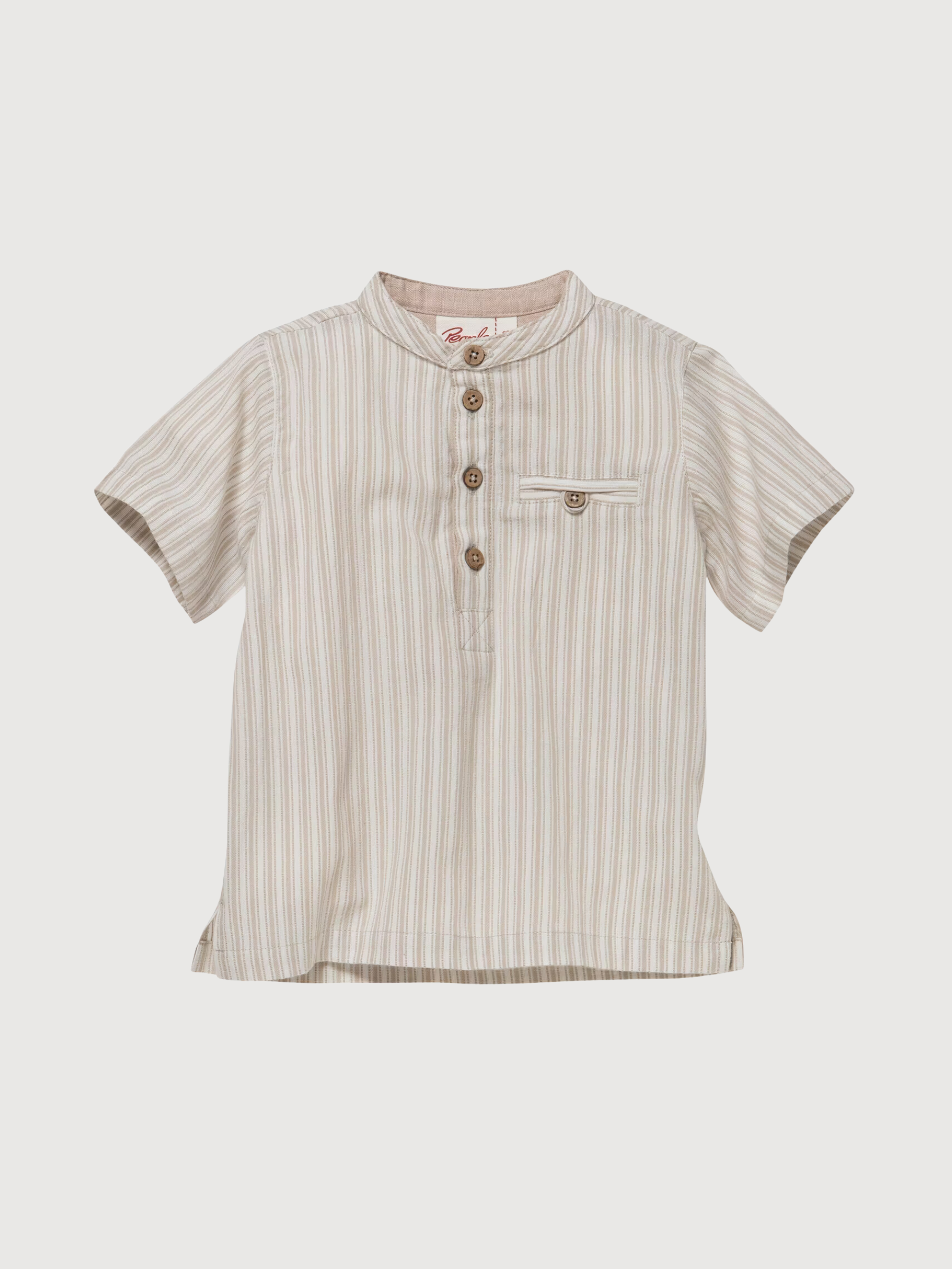 Short sleeve shirt Baby boy Striped Organic cotton | People Wear Organic