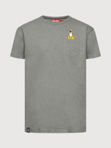 T- Shirt Schreimoewe Pocket Neutral Grey | Derbe