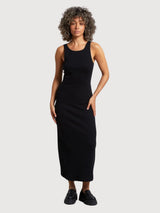 Dress Rib Motala Black Organic Cotton | Dedicated