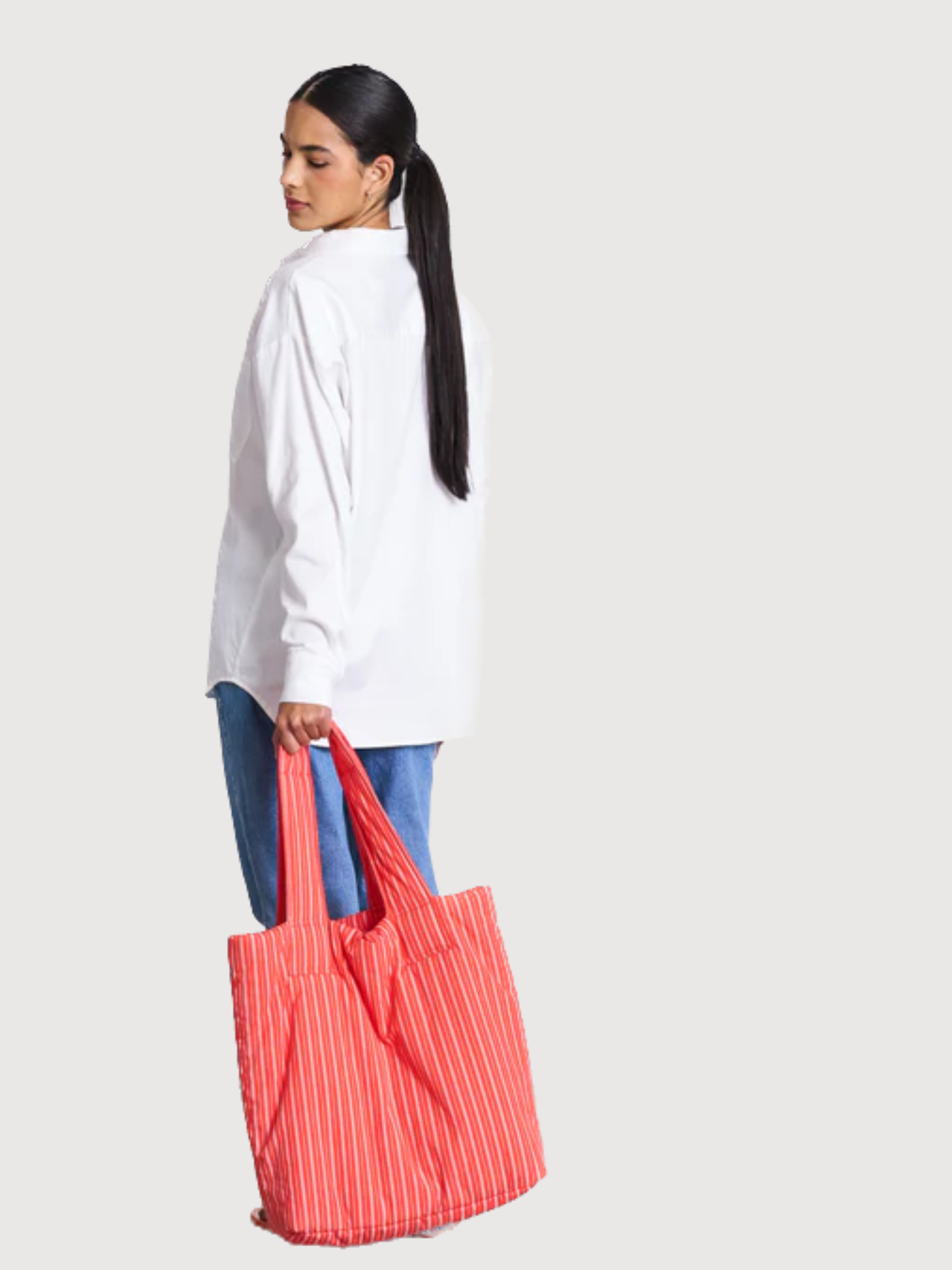Camicetta Marmo Oversize Bianca Donna  | Jan N June