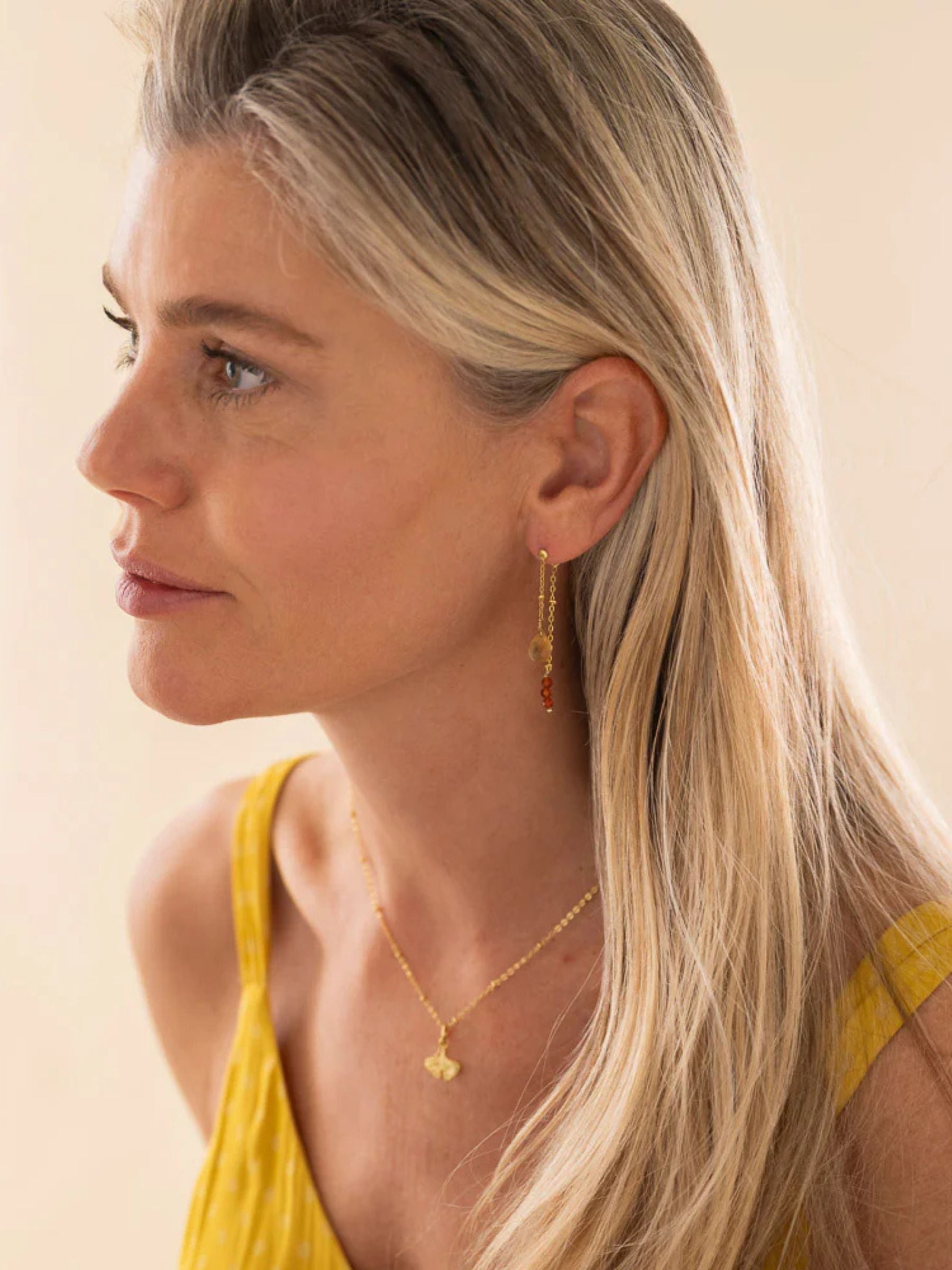 Earrings Felicity Citrine | A Beautiful Story