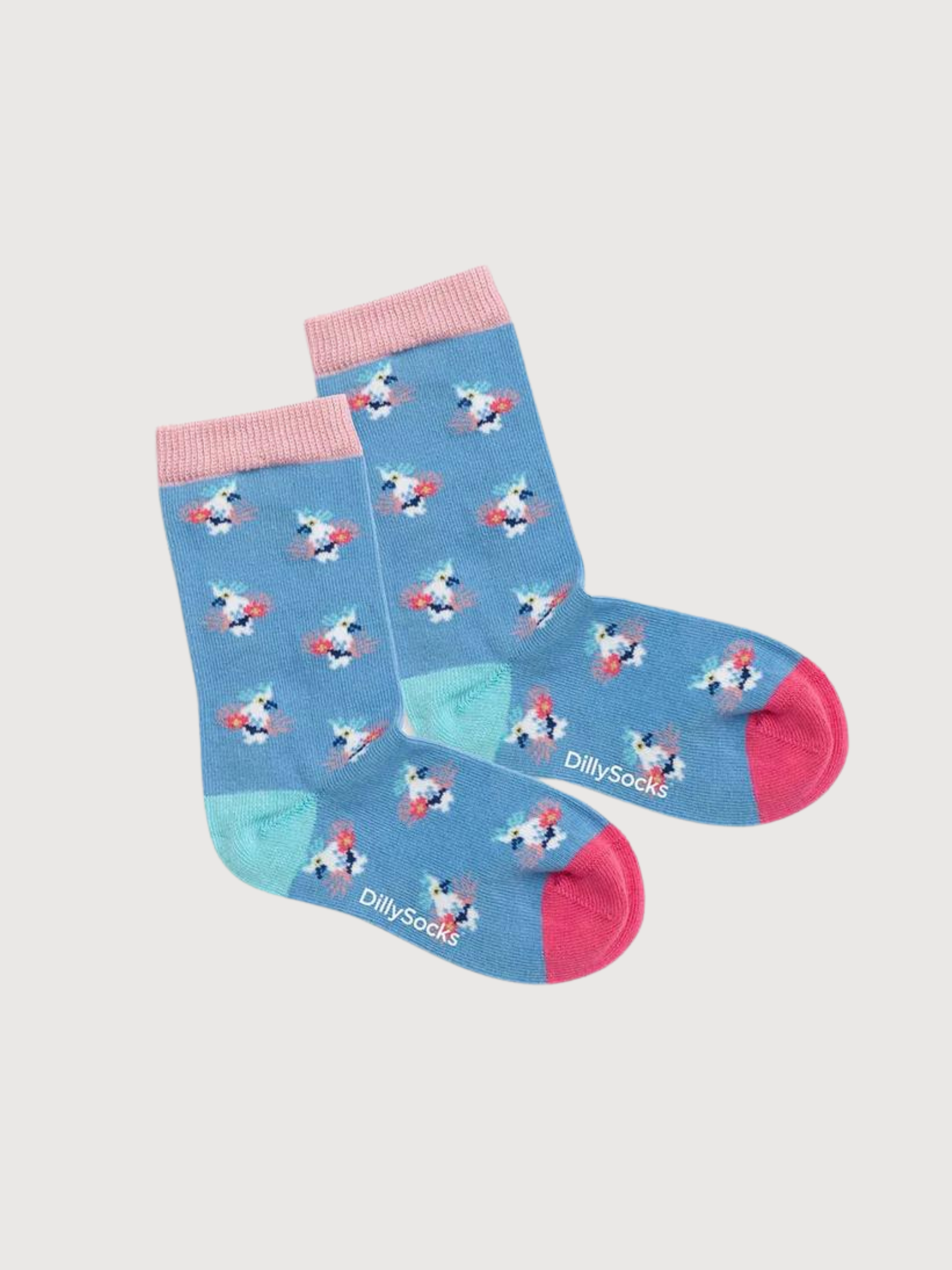 Lil Calze Tropical Bird of Paradise Cotone Organico | DillySocks