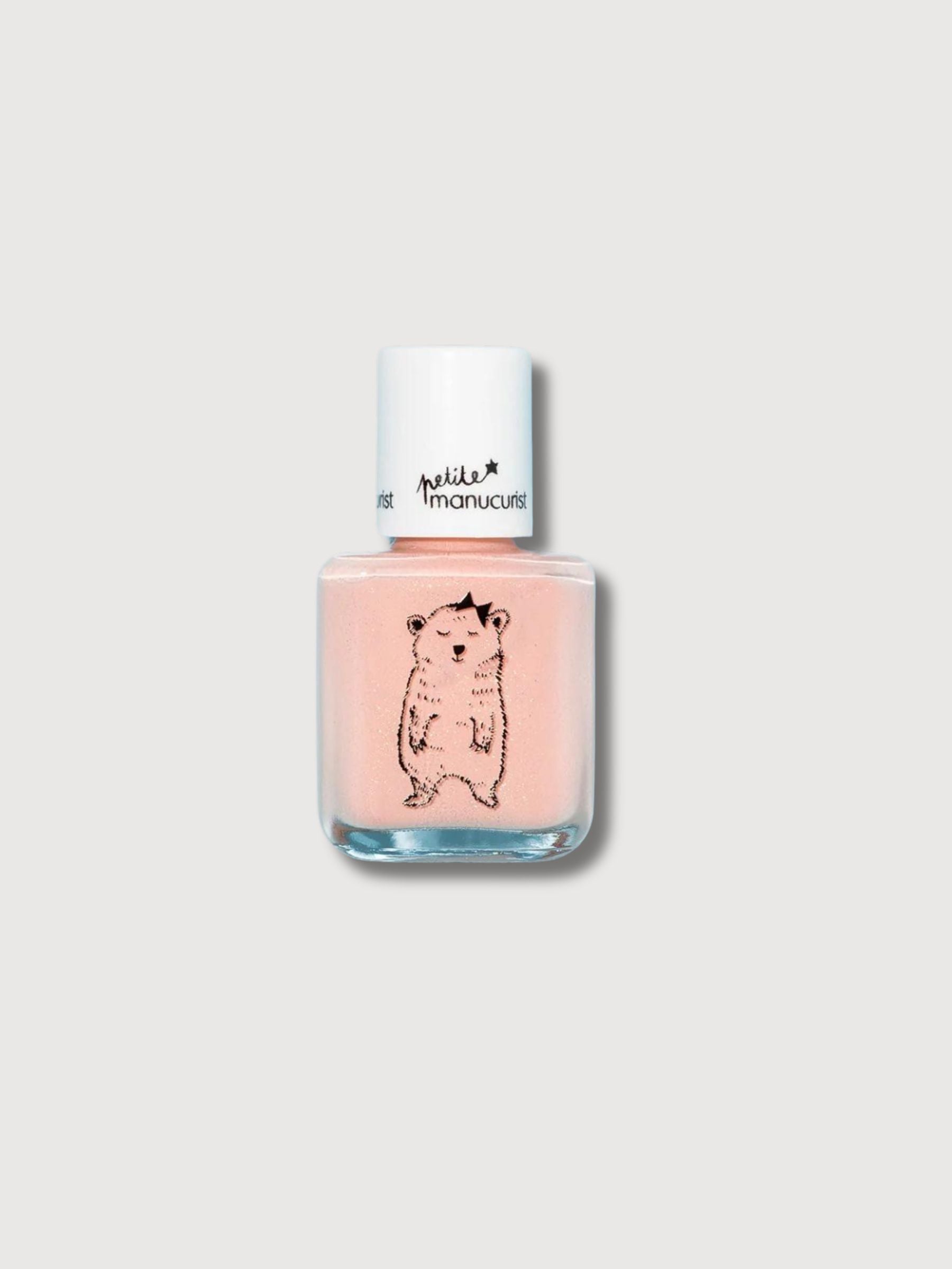 Kinder Glitzer Nagellack Bär Hellrosa | Manucurist