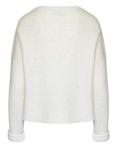 Nicoletta Beige Woman Wool Longsleeve | Stapf