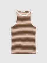 Top Racer Brown Woman | Knowledge Cotton Apparel