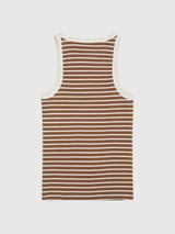 Top Racer Brown Woman | Knowledge Cotton Apparel