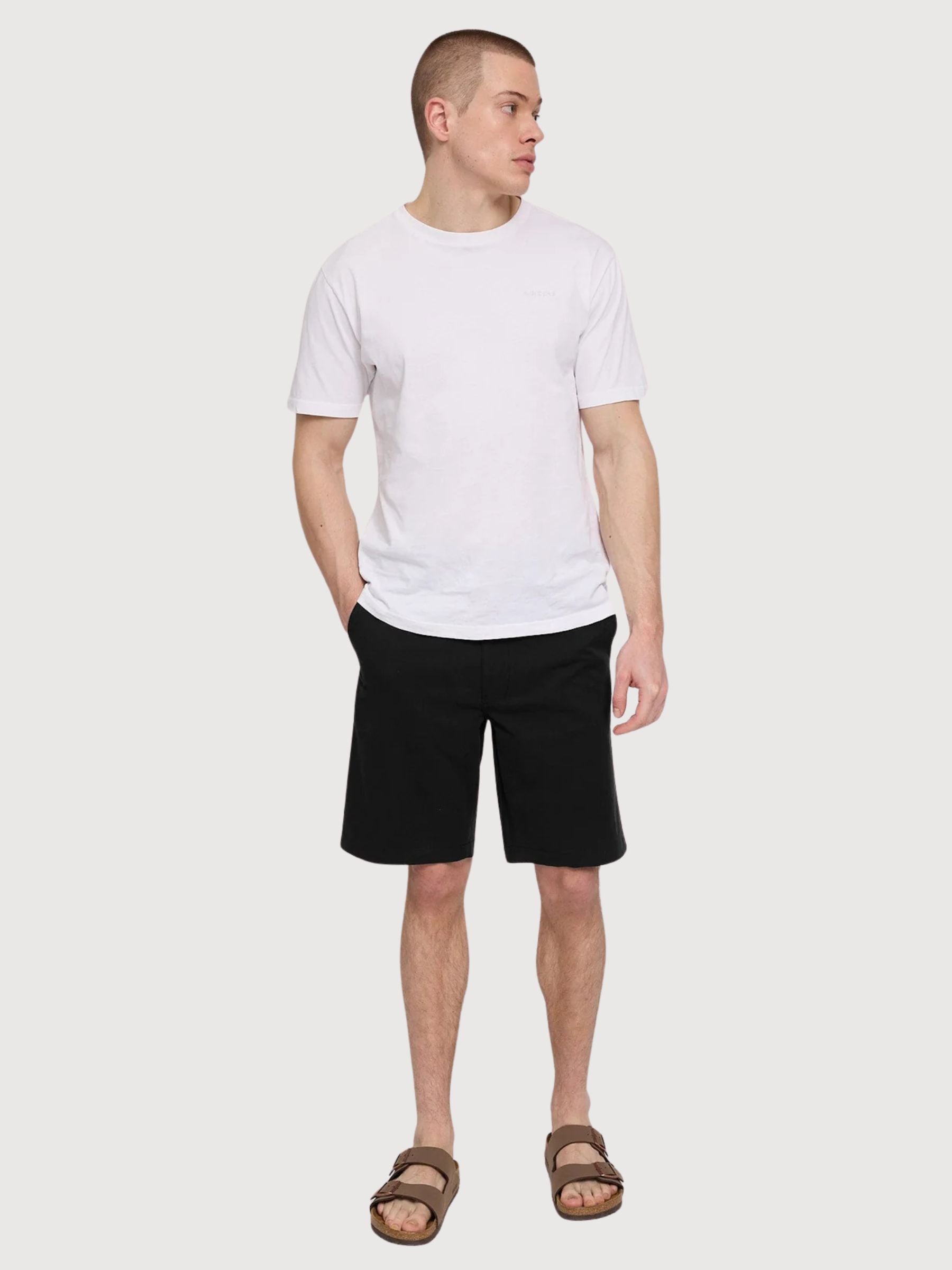 Shorts Chino Man Black Gots Cotton | Mazine