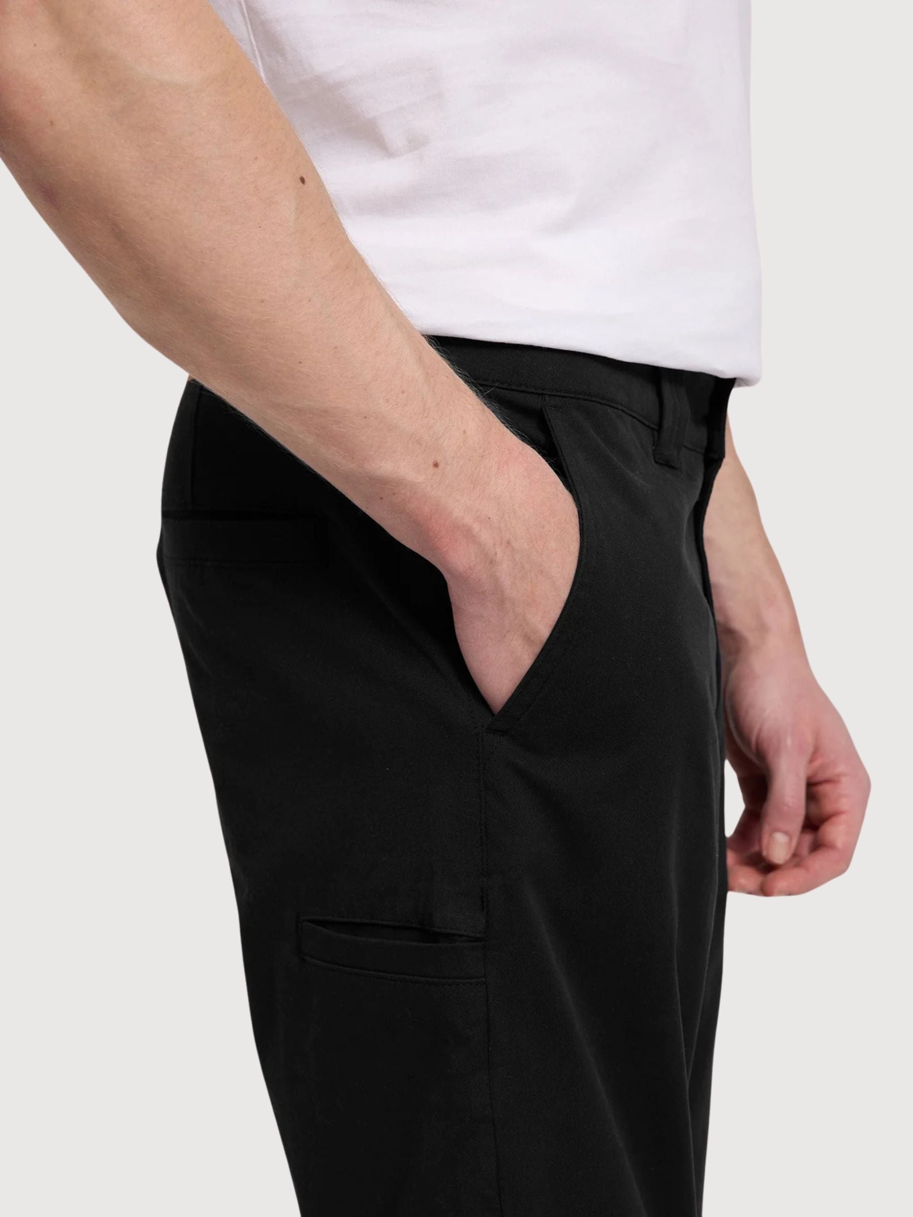 Shorts Chino Man Black Gots Cotton | Mazine