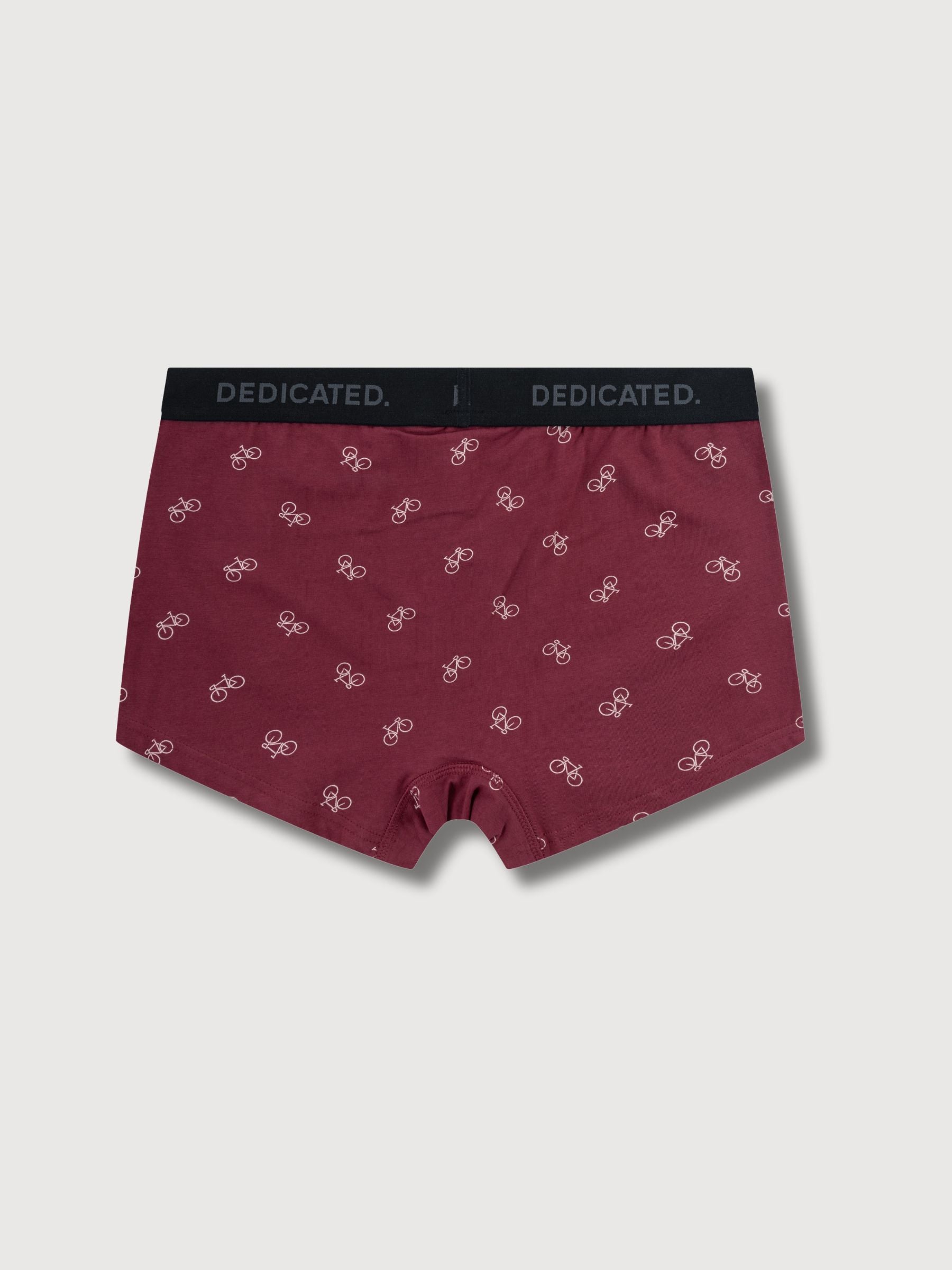 Boxer Kalix Bike Pattern Burgundy | Dedicated