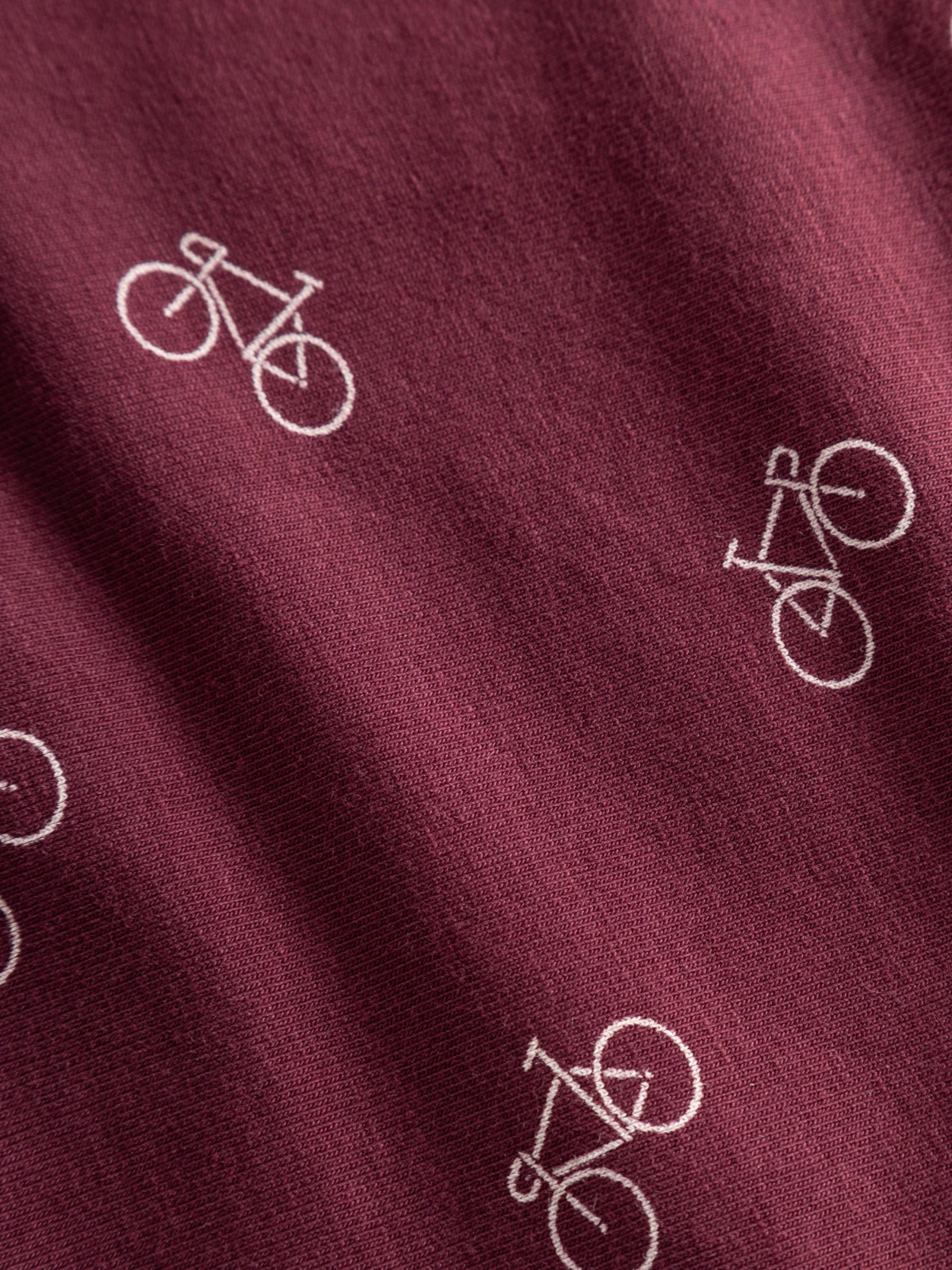 Boxer Kalix Bike Pattern Burgundy | Dedicated