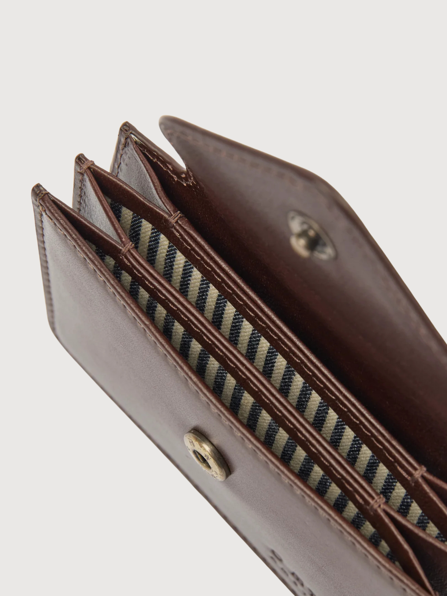 Harmonica Portemonnaie – Schokolade Klassisches Leder | O my Bag