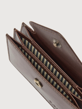 Harmonica Wallet - Chocolate Classic Leather | O my Bag