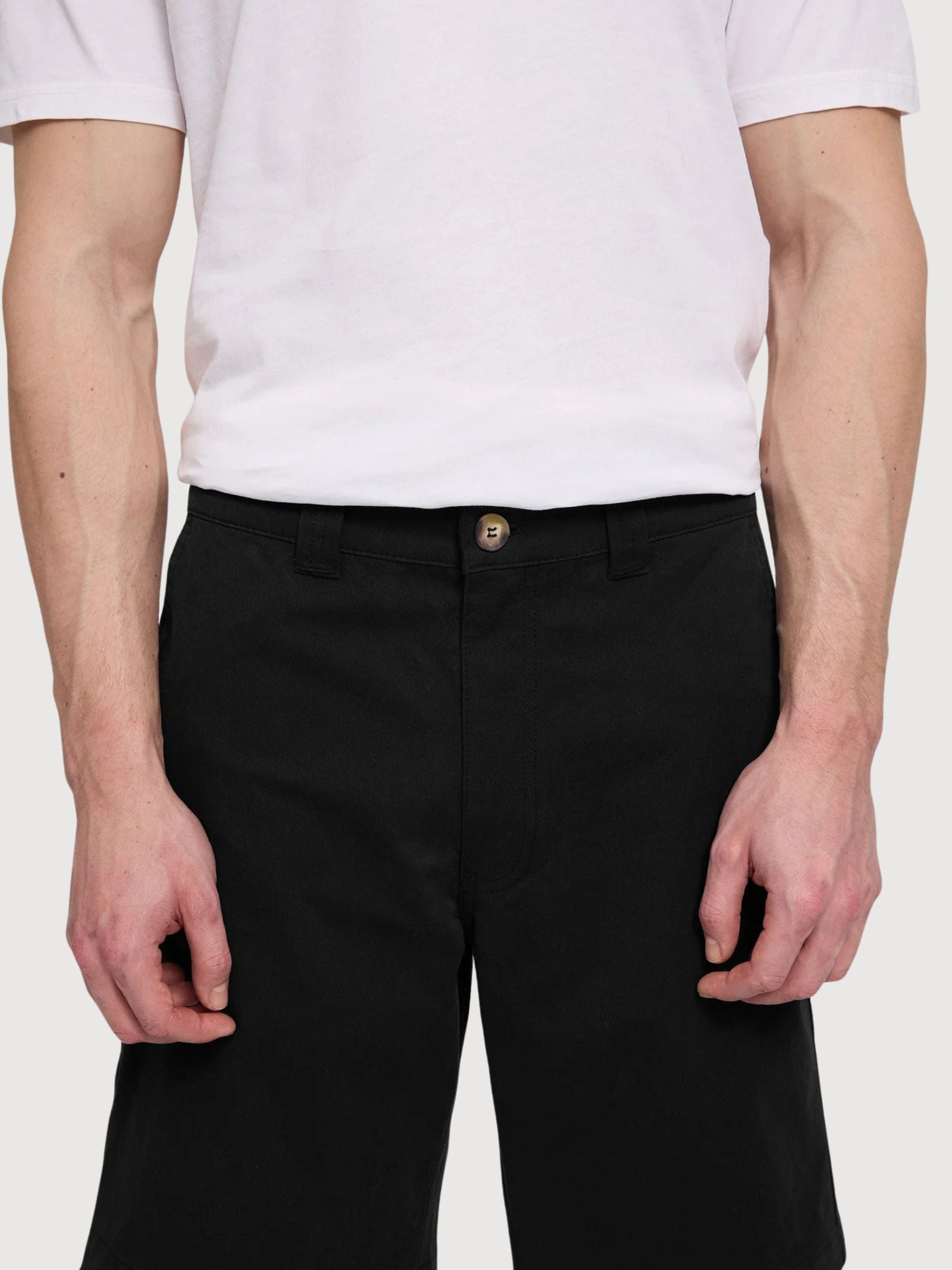 Shorts Chino Man Black Gots Cotton | Mazine