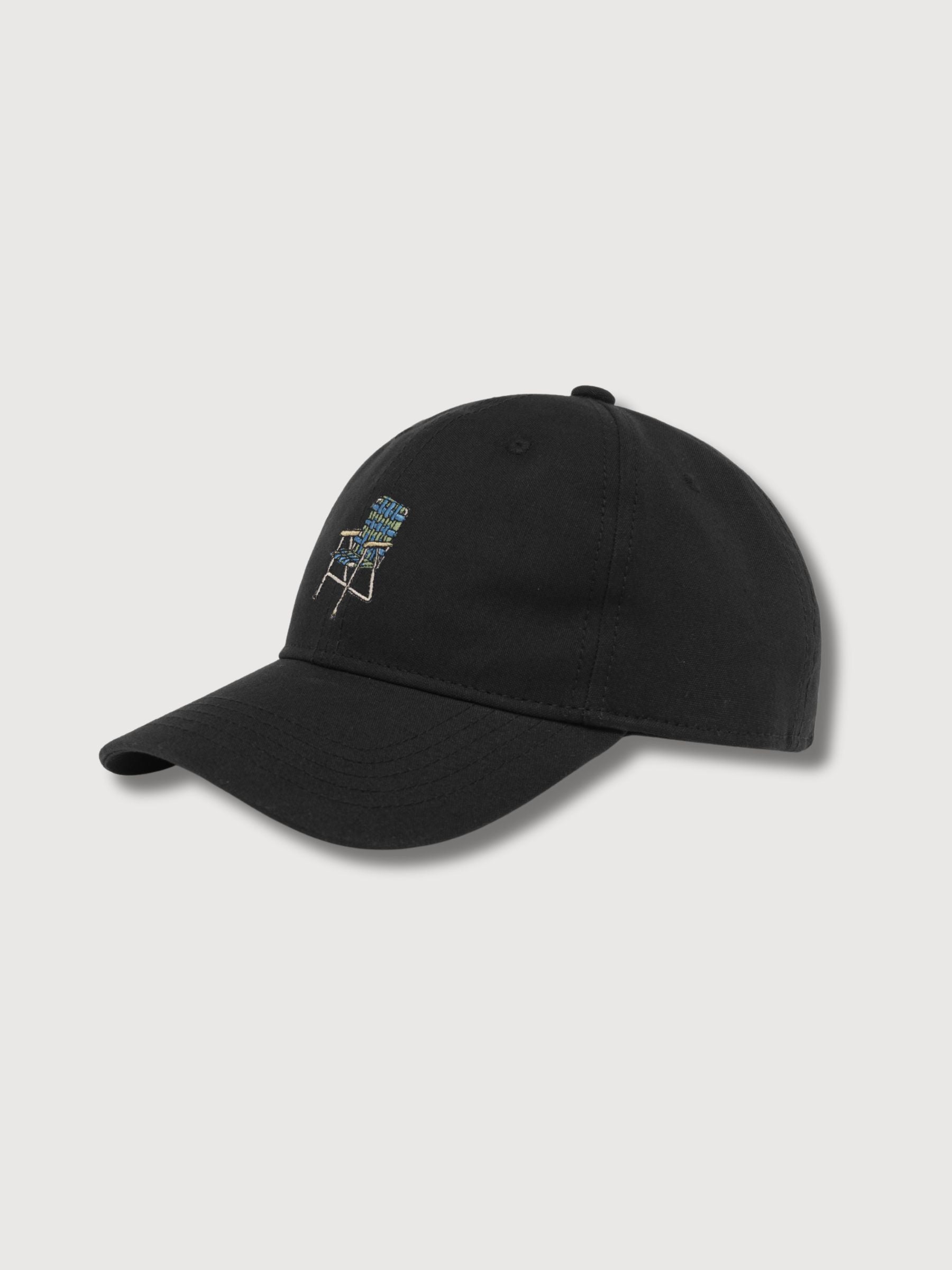 Cap Lawn Chair Schwarz Unisex Cotton | Dedicated