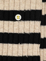 Merino Wool Stripes Socks Navy & Beige | Alfredo Gonzales