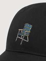 Cap Lawn Chair Schwarz Unisex Cotton | Dedicated
