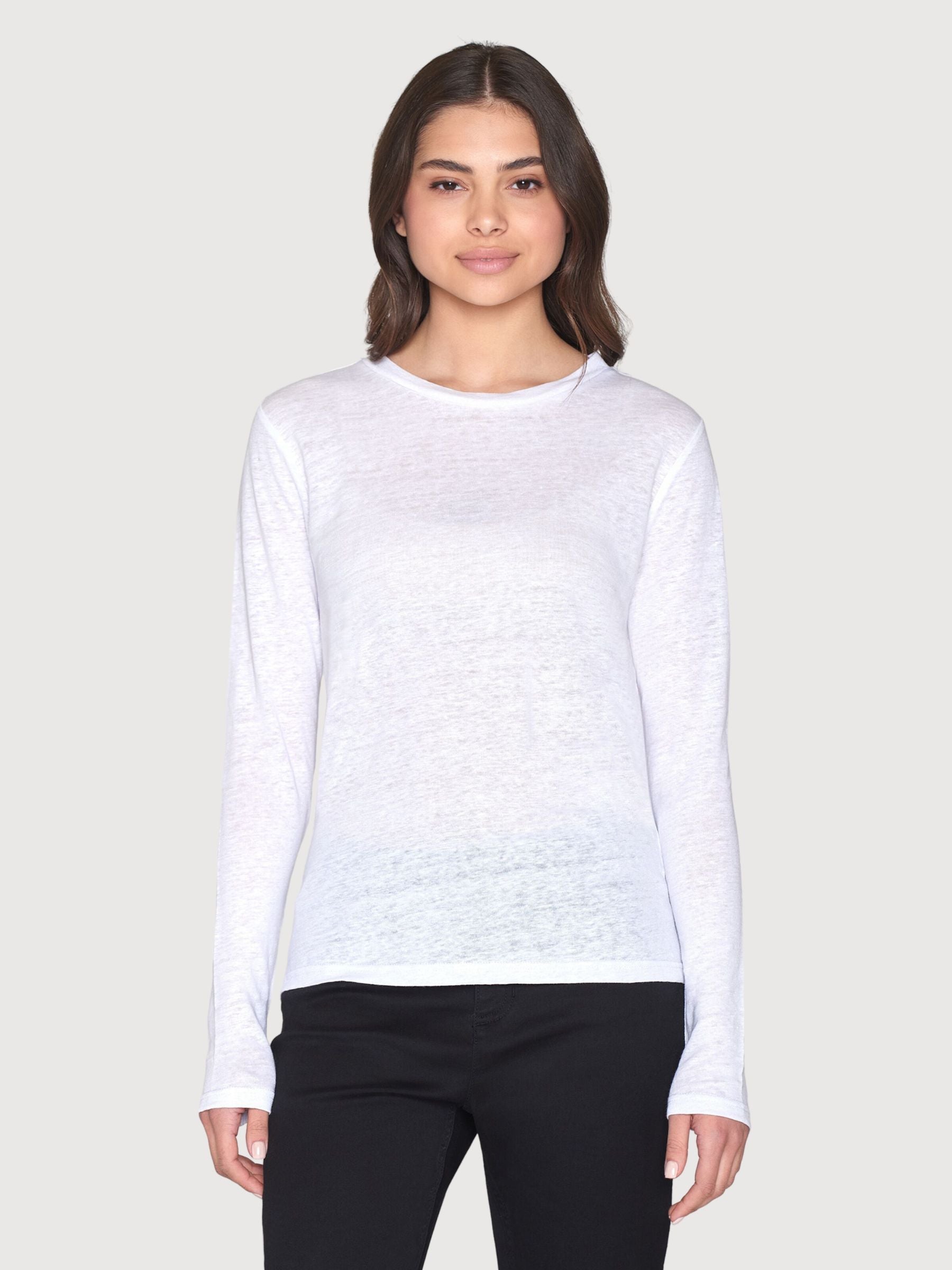 Longsleeve Frau Leinen | Knowledge Cotton Apparel