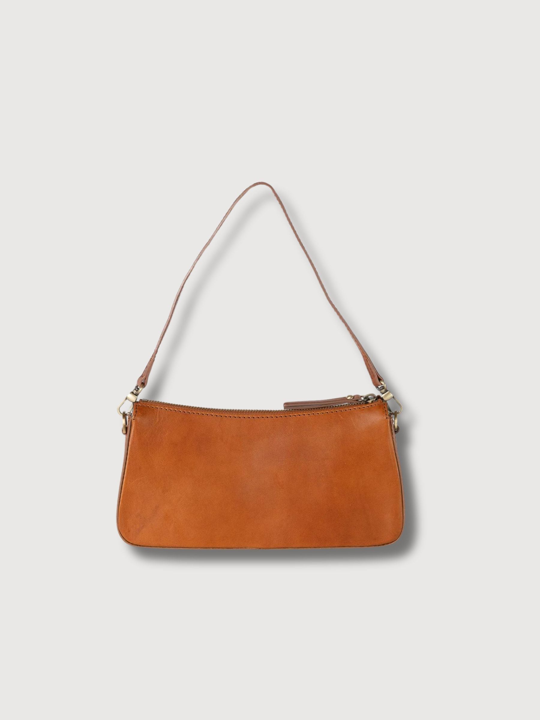 Mini Shoulder Bag Taylor Cognac Leather  | O my Bag