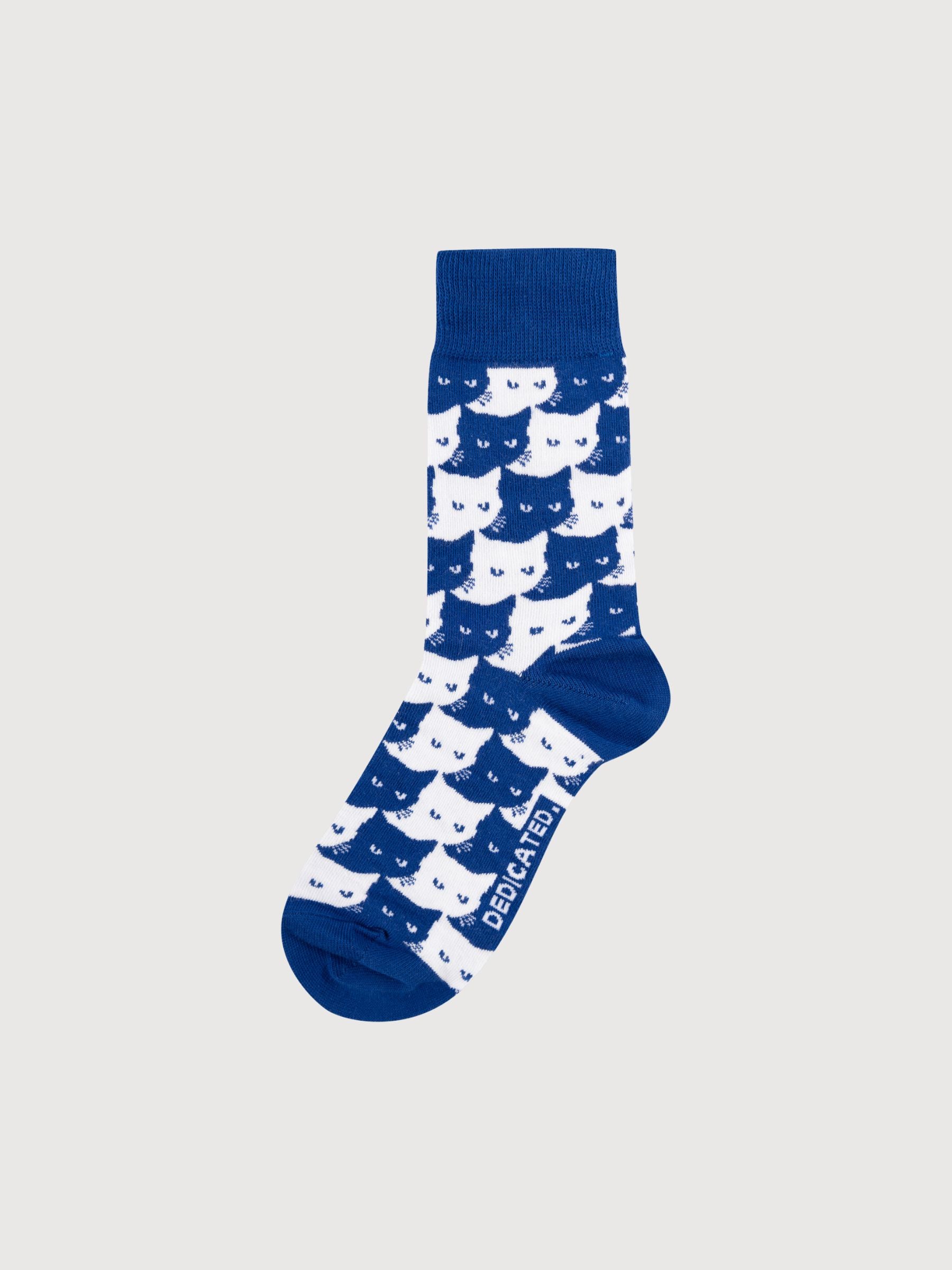 Socken Sigtuna Katzen 3-PACK-Multikolor | Dedicated