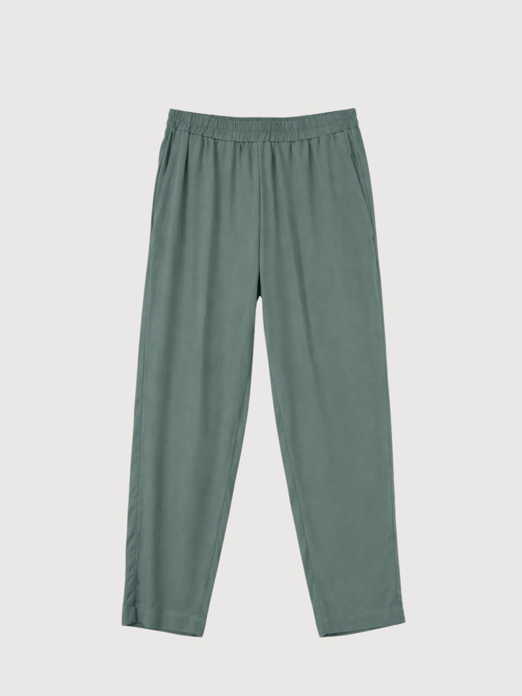 Hose mit geradem Bein aus Viskose, Damen, Flasche | Mazine