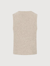 Vest Karla Wool Beige | Stapf
