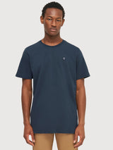 T-shirt Regular Blu Navy Uomo | Knowledge Cotton Apparel