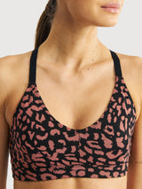 Soft Bra Junsele Leopard Terracotta Red | Dedicated