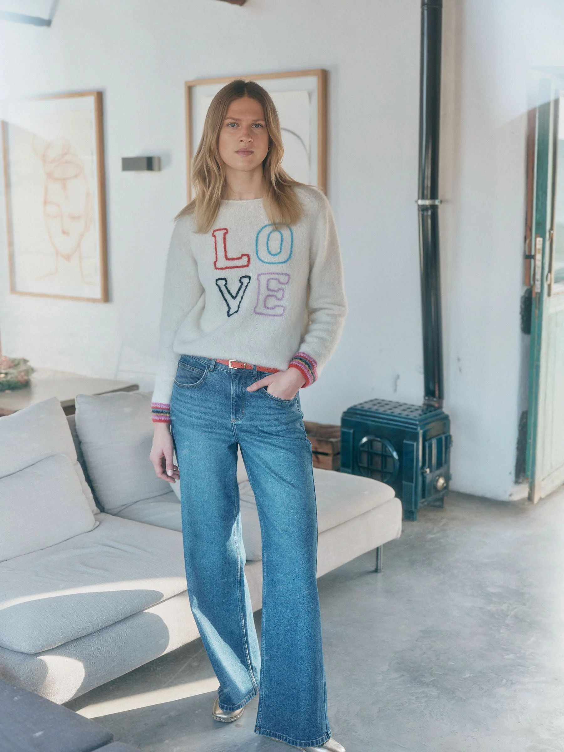 Jeans Marlene Blue Bio-Baumwolle Damen | Lanius