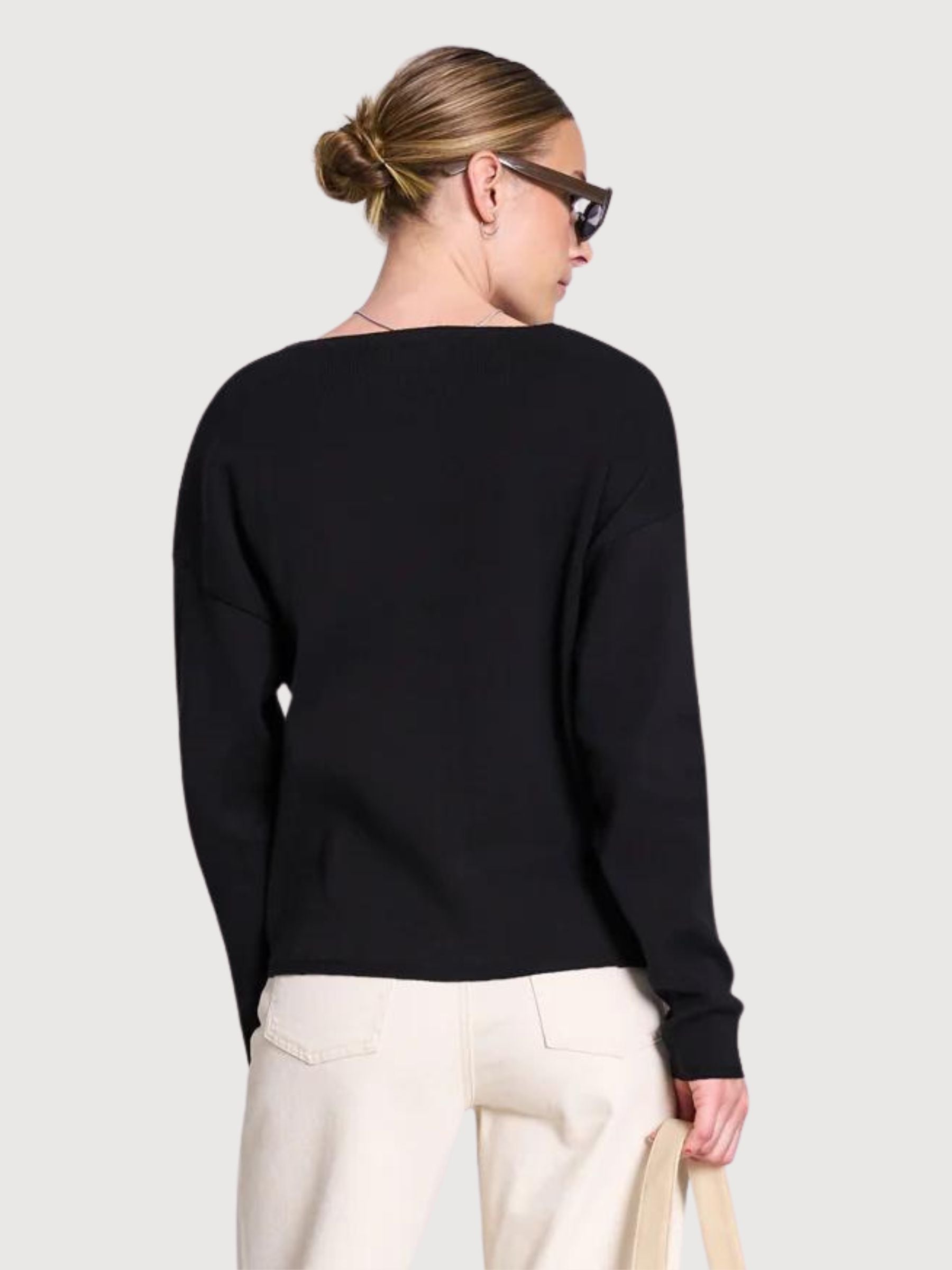 Williamsburg Pullover Nero Donna  | Jan N June