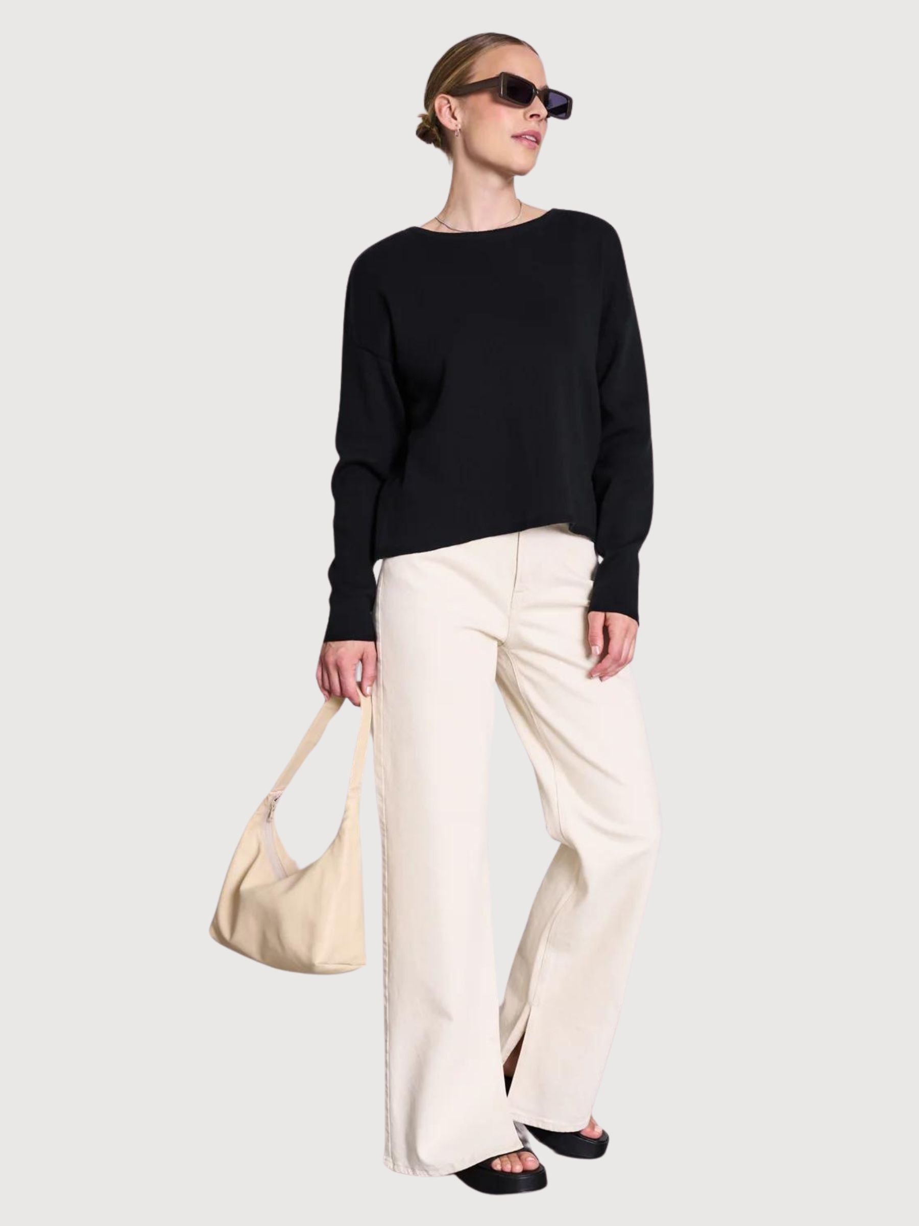 Williamsburg Pullover Nero Donna  | Jan N June
