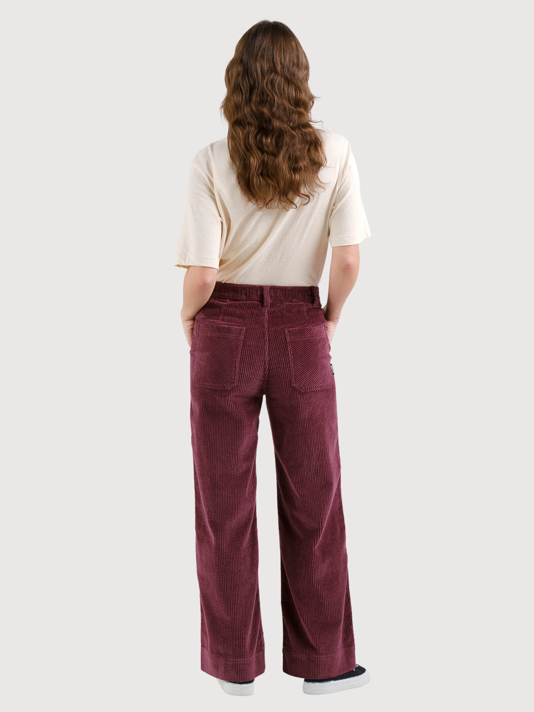 Pantaloni Curdroy Vara Rosso Scuro | Dedicated