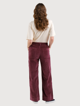 Pantaloni Curdroy Vara Rosso Scuro | Dedicated