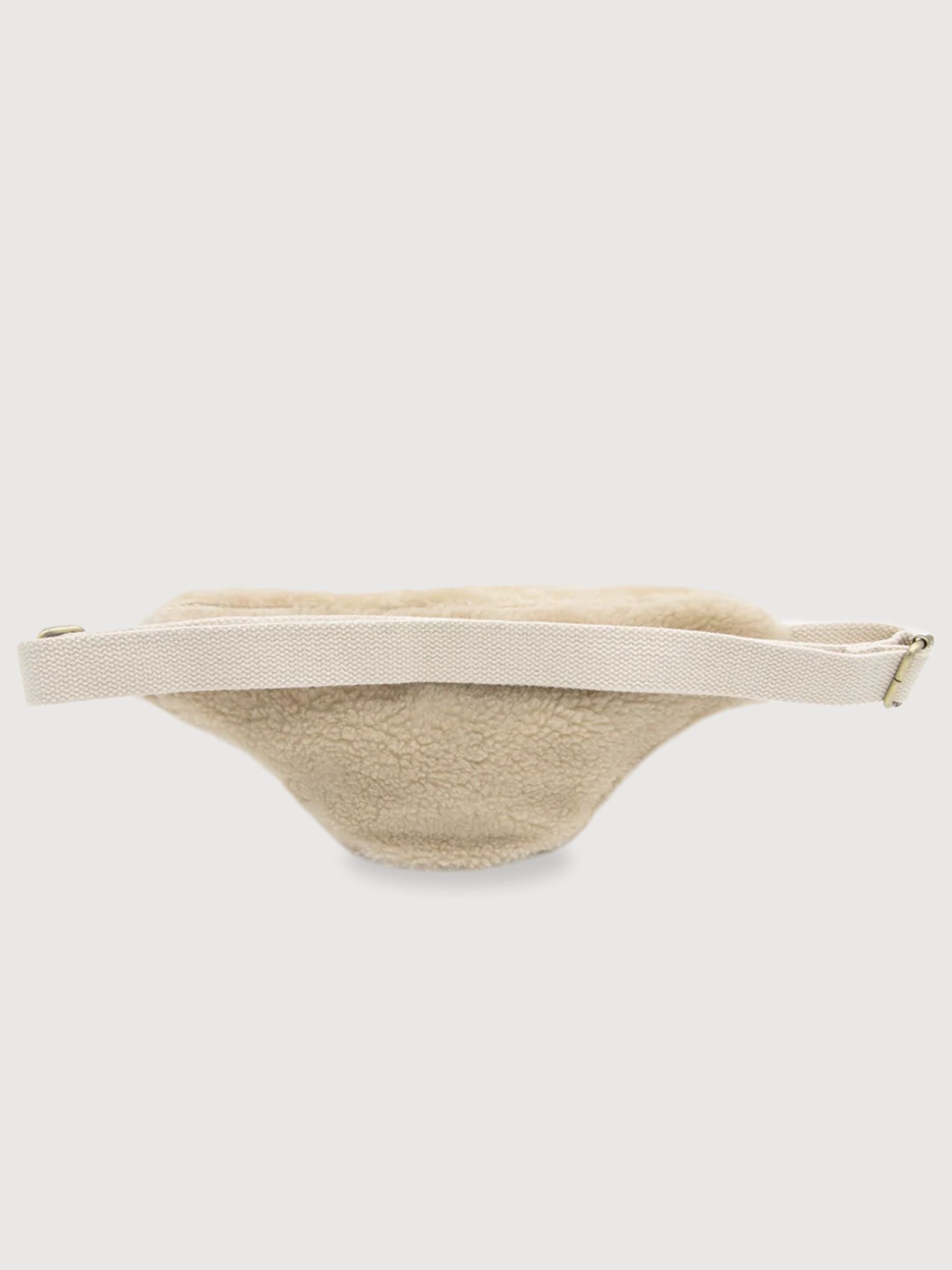 Fanny Pack Beige Fur | Hindbag