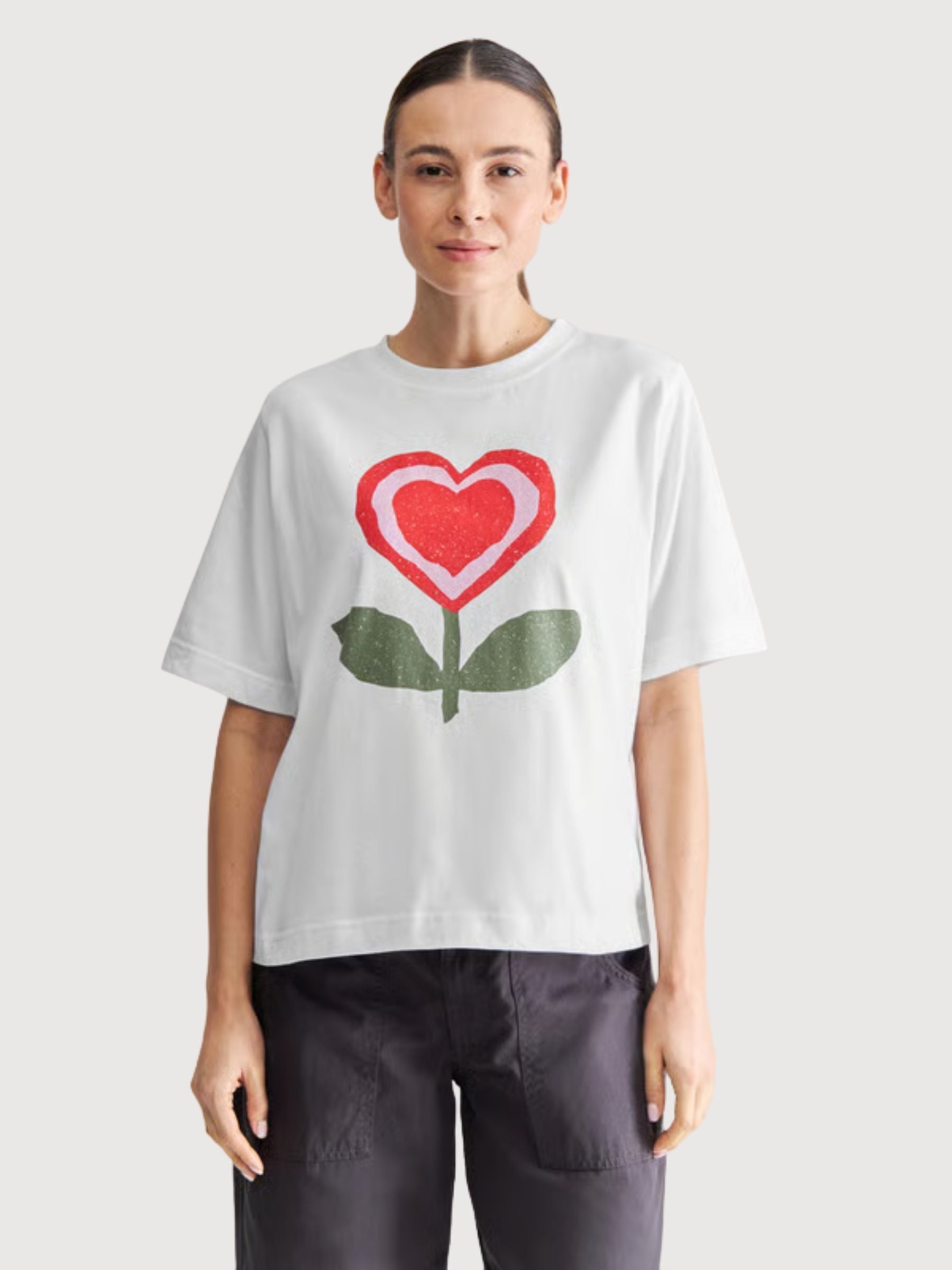 Maglietta Vadstena Love Flower | Dedicata