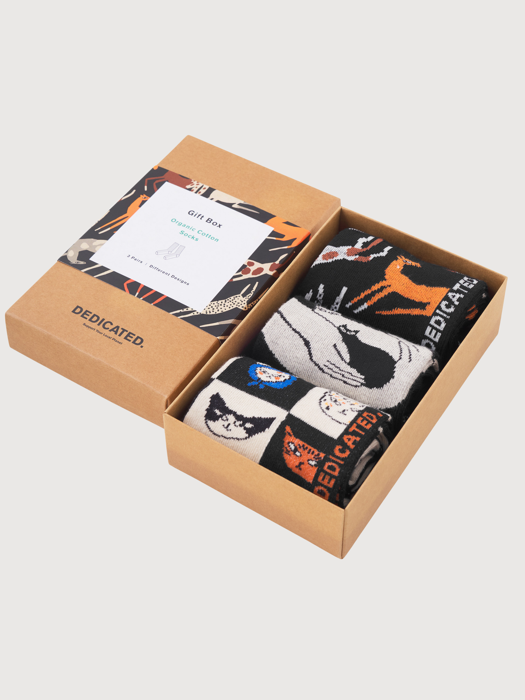3-pack Socks Sigtuna Multicolour | Dedicated