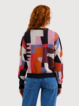 Maglione Arendal Abstract Multicolor Cotone | Dedicated