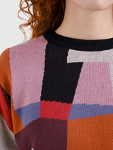 Maglione Arendal Abstract Multicolor Cotone | Dedicated