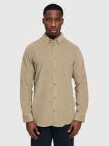 Shirt Corduroy Man LightKhaki Gots Cotton | Mazine
