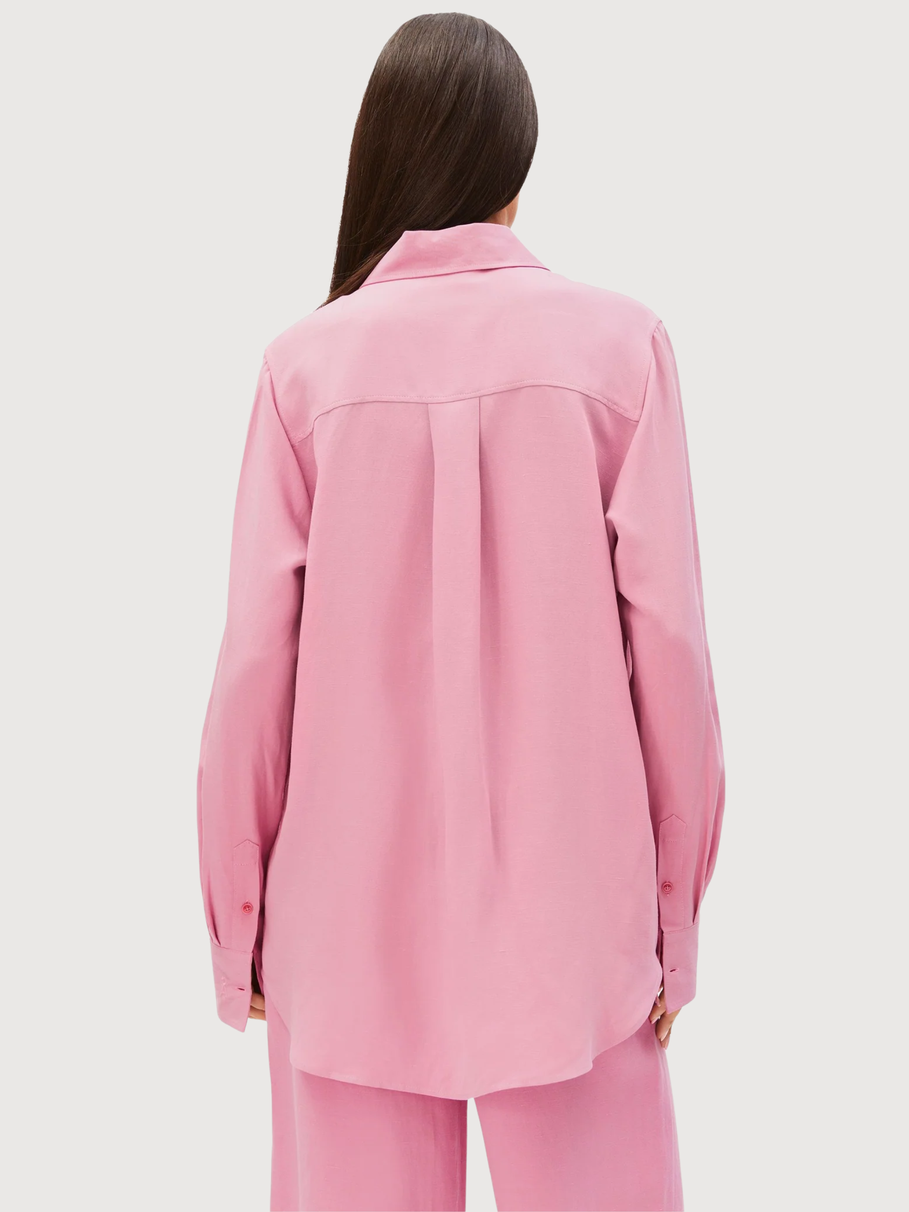 Blouse Linen Blend Washed Berry | Armedangels