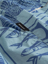 Swim Shorts Birka Ocean Squares Blue | Dedicated