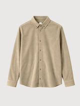 Shirt Corduroy Man LightKhaki Gots Cotton | Mazine