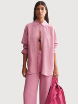 Blouse Linen Blend Washed Berry | Armedangels