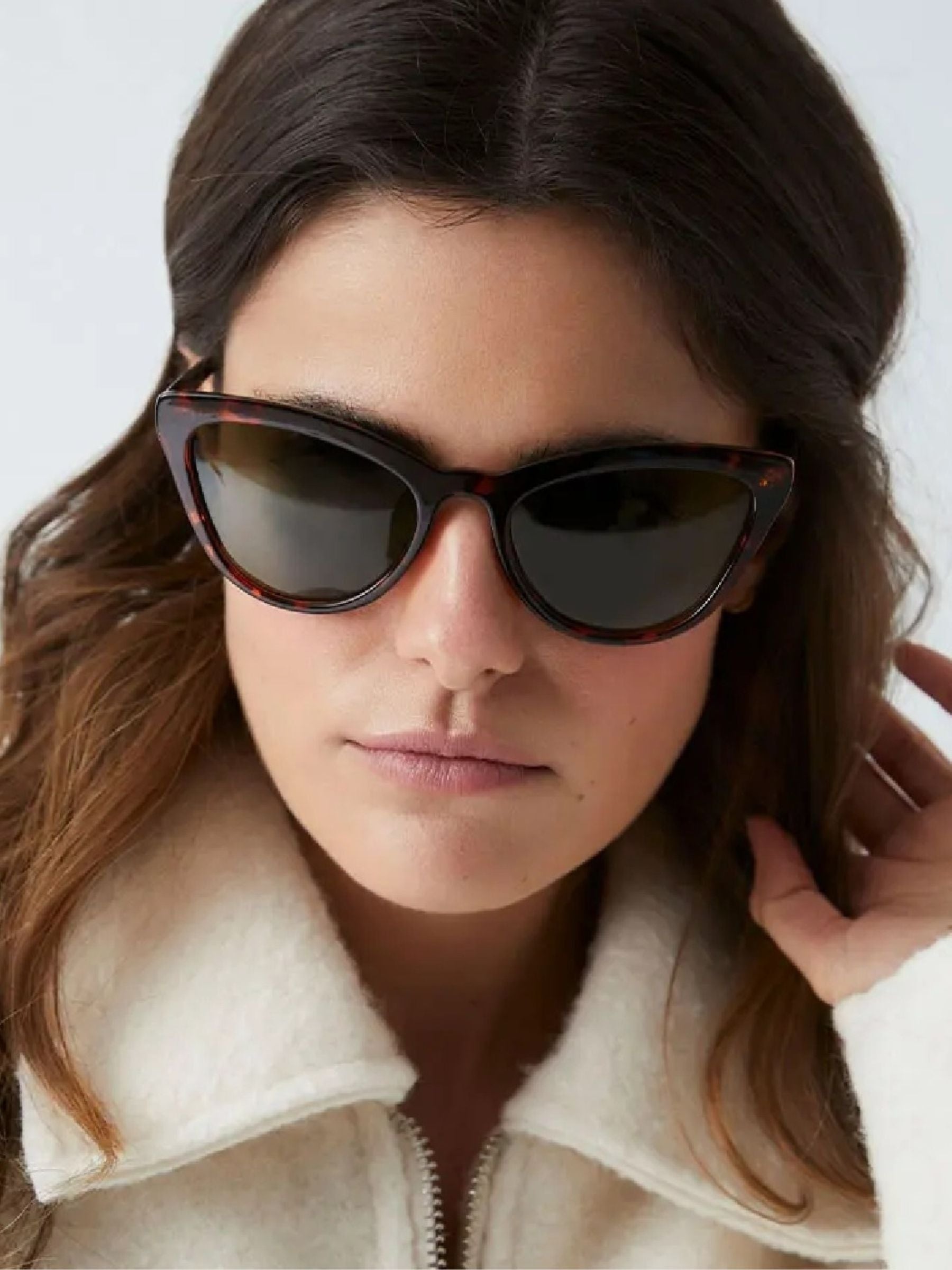 Unisex Sonnenbrille Colina Brown | Parafina