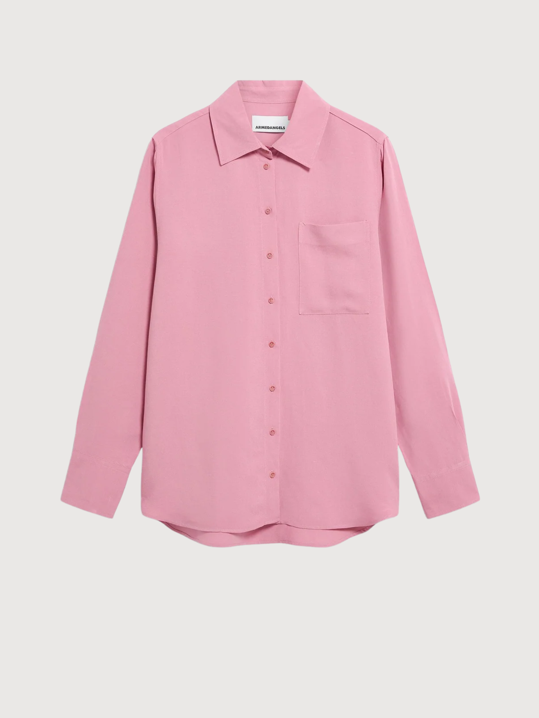 Blouse Linen Blend Washed Berry | Armedangels